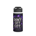 Don’t Get Got Stainless Steel Water Bottle – Bold Lightning Graphic
