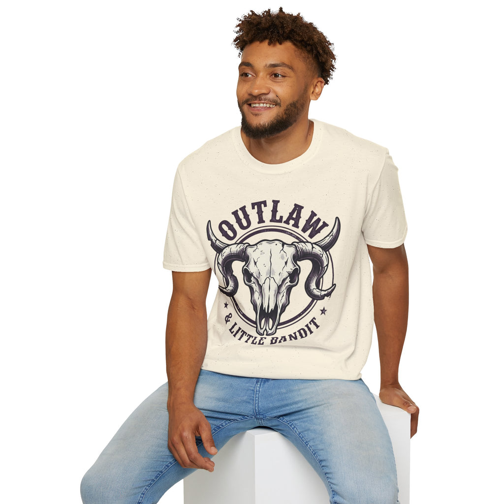 Outlaw & Little Bandit Western Skull Graphic Tee