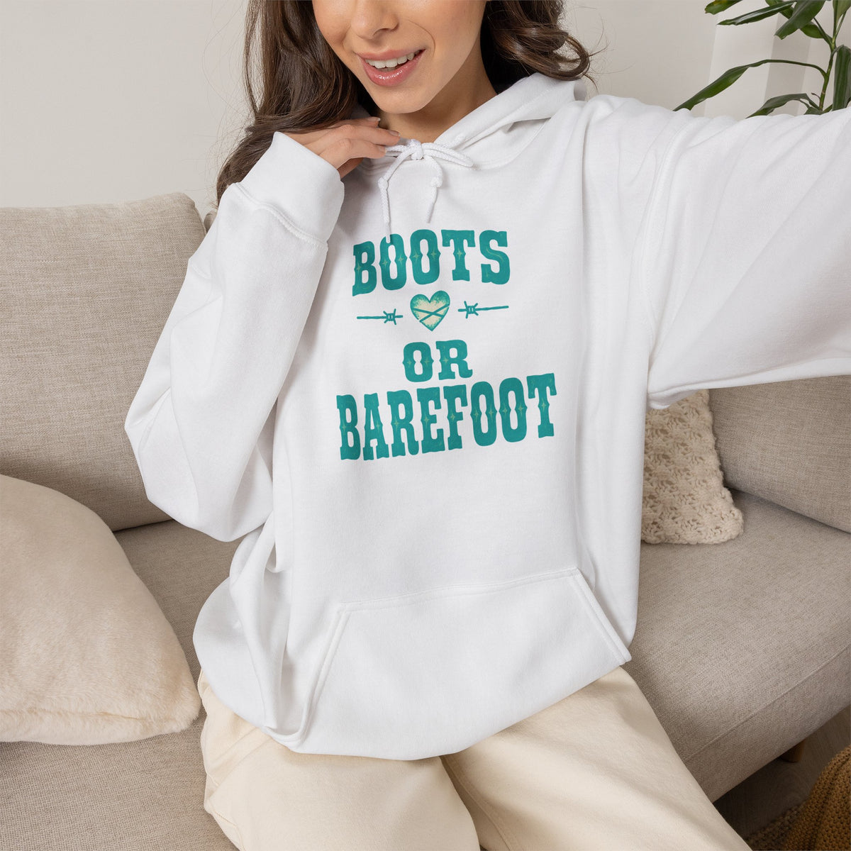 Boots or Barefoot™ Western Hoodie | Outlaw & Little Bandit