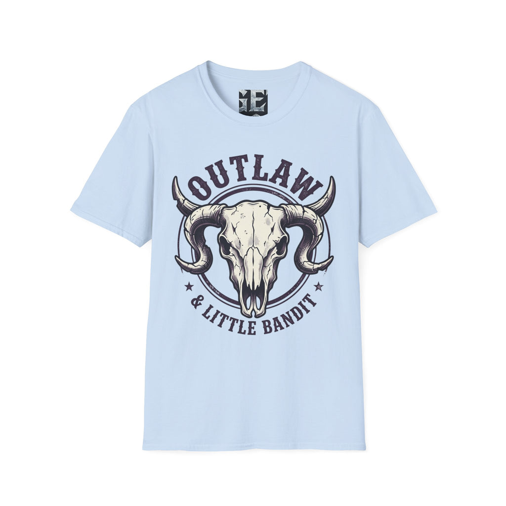 Outlaw & Little Bandit Western Skull Graphic Tee