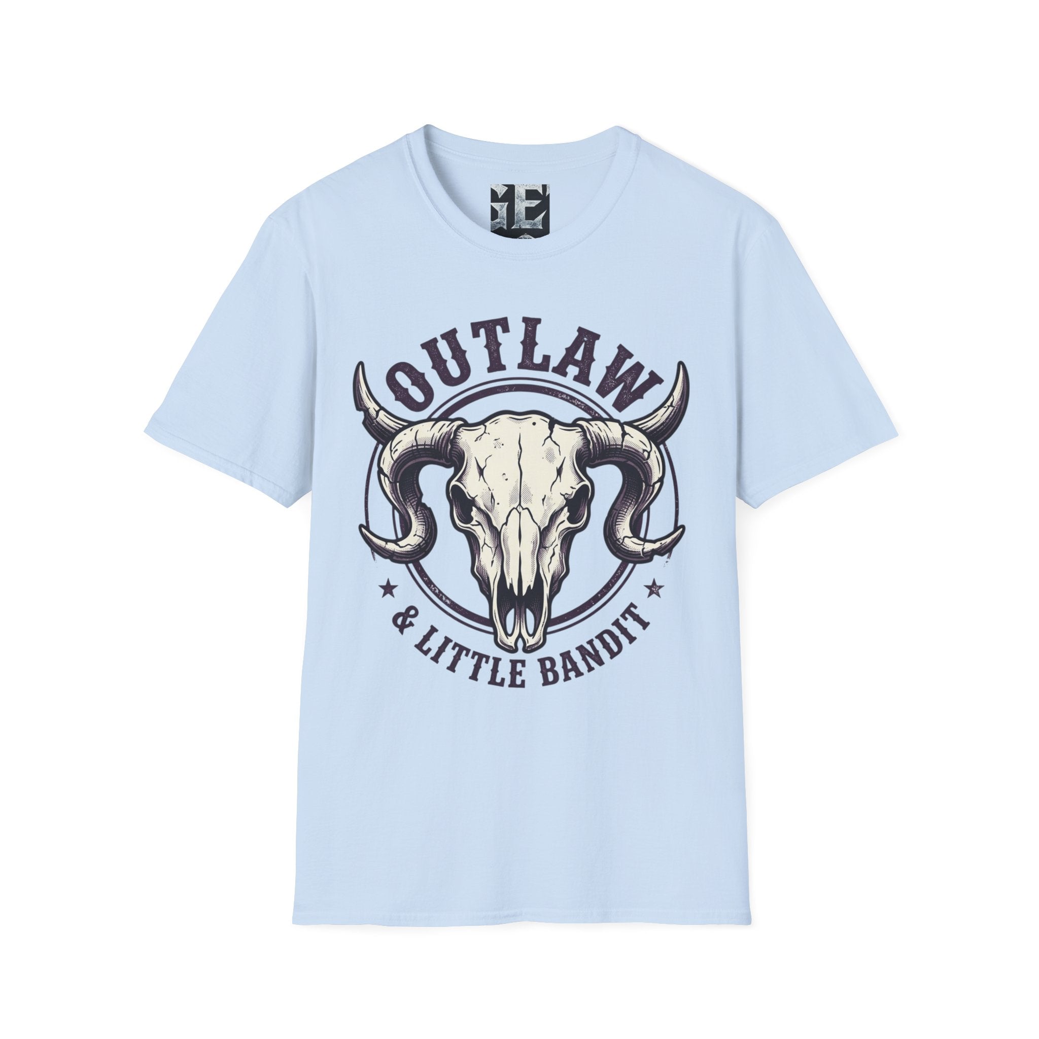 Outlaw & Little Bandit Western Skull Graphic Tee