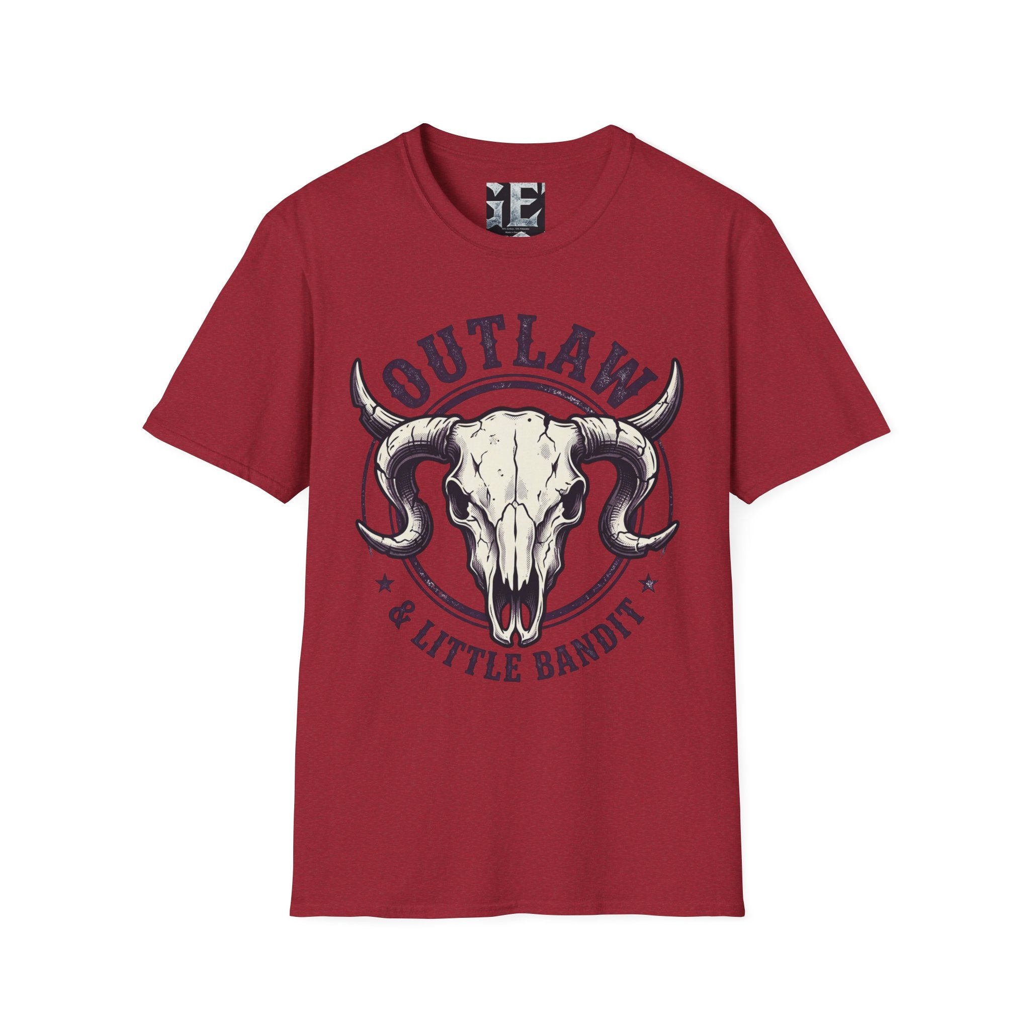Outlaw & Little Bandit Western Skull Graphic Tee