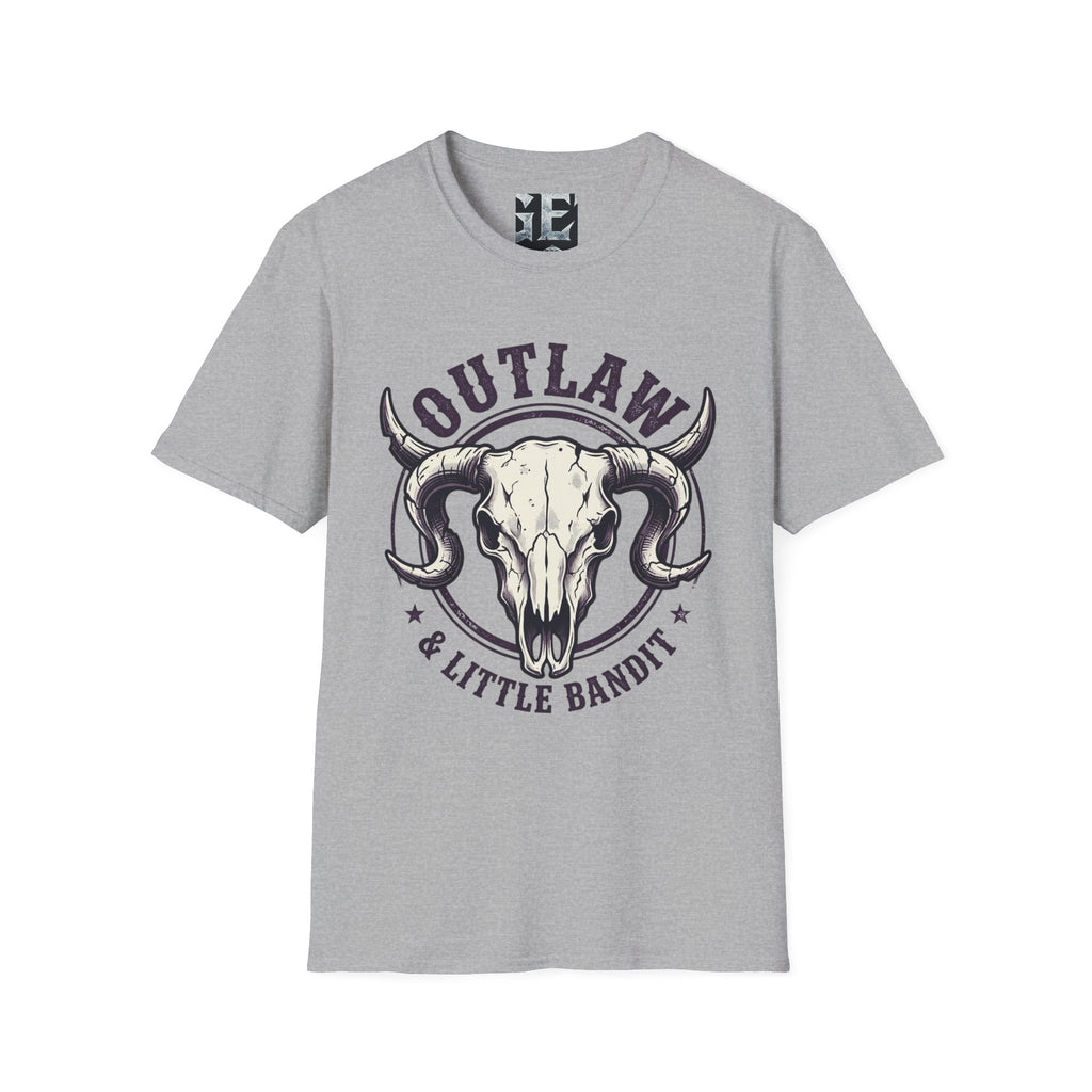 Outlaw & Little Bandit Western Skull Graphic Tee