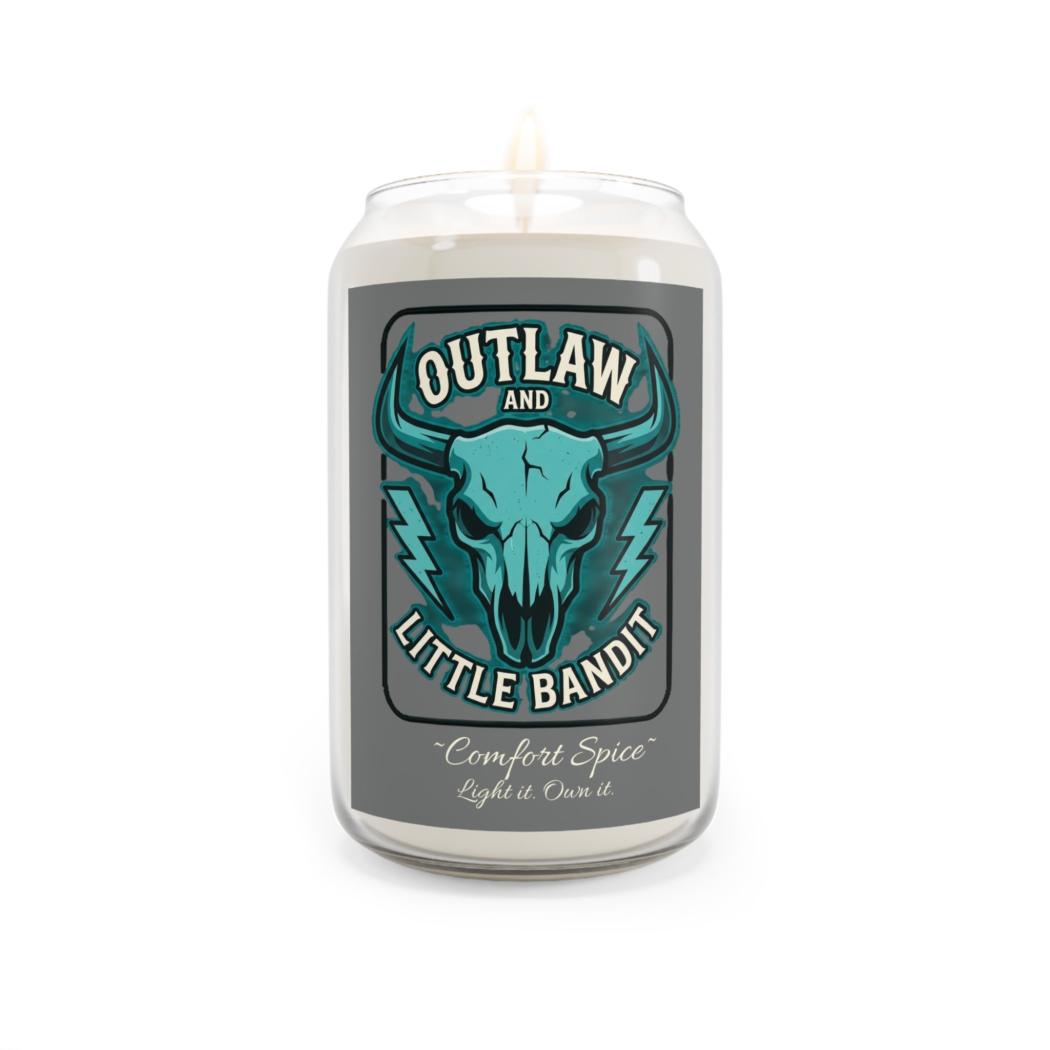 Outlaw & Little Bandit™ Comfort Spice Candle – Light It. Own It.