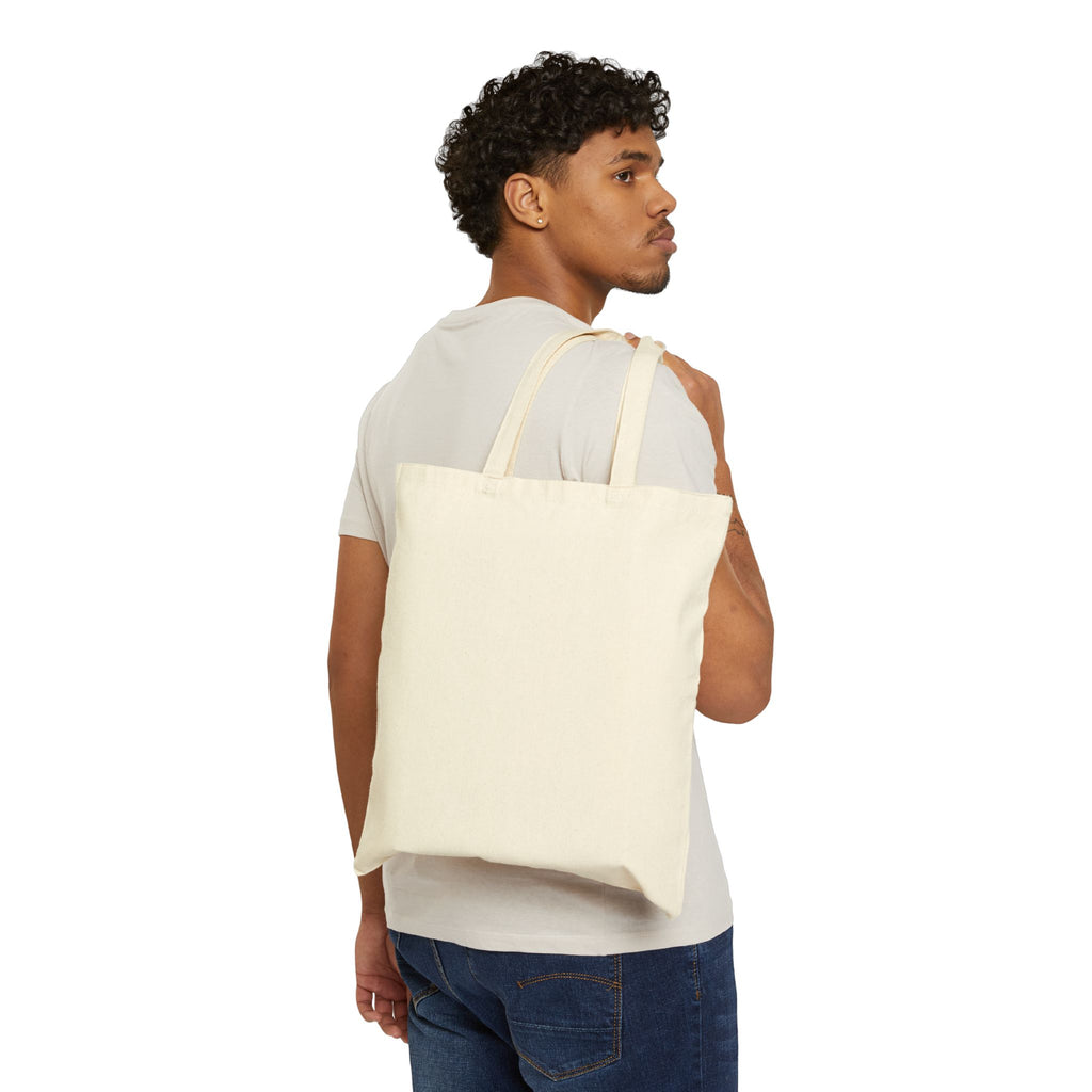 Outlaw & Little Bandit™ Turquoise Skull Canvas Tote Bag | Western Ranch Everyday Tote