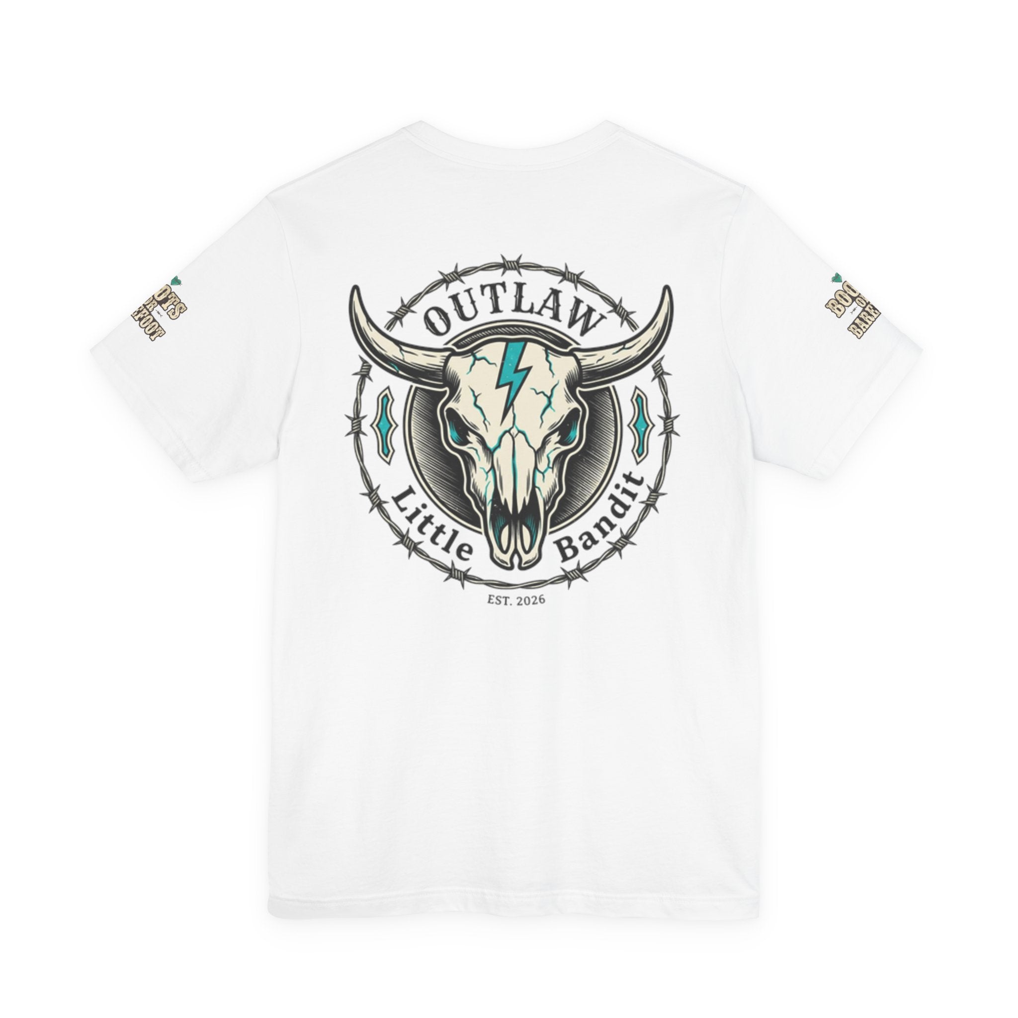 Boots or Barefoot Tee — Retro Western 'Boots or Barefoot' Graphic Shirt