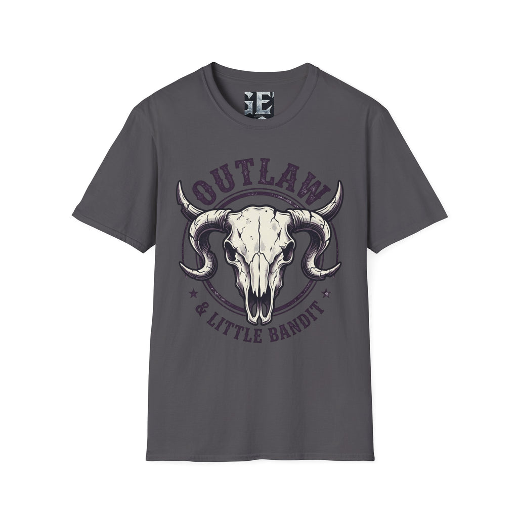 Outlaw & Little Bandit Western Skull Graphic Tee