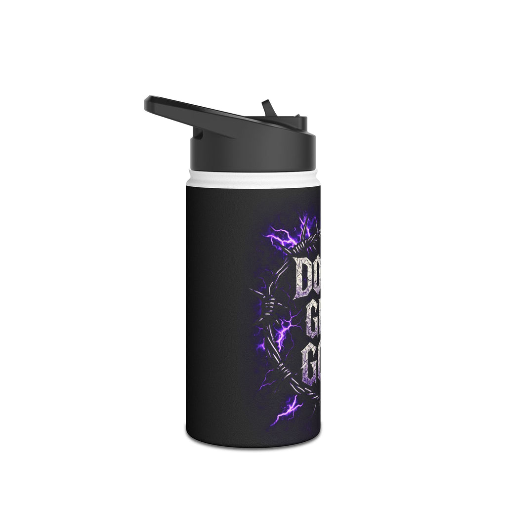 Don’t Get Got Stainless Steel Water Bottle – Bold Lightning Graphic