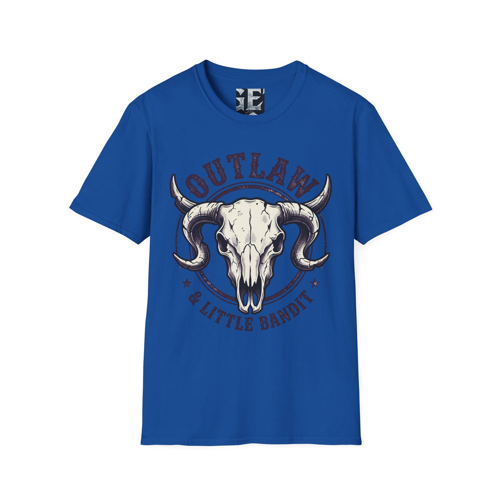 Outlaw & Little Bandit Western Skull Graphic Tee