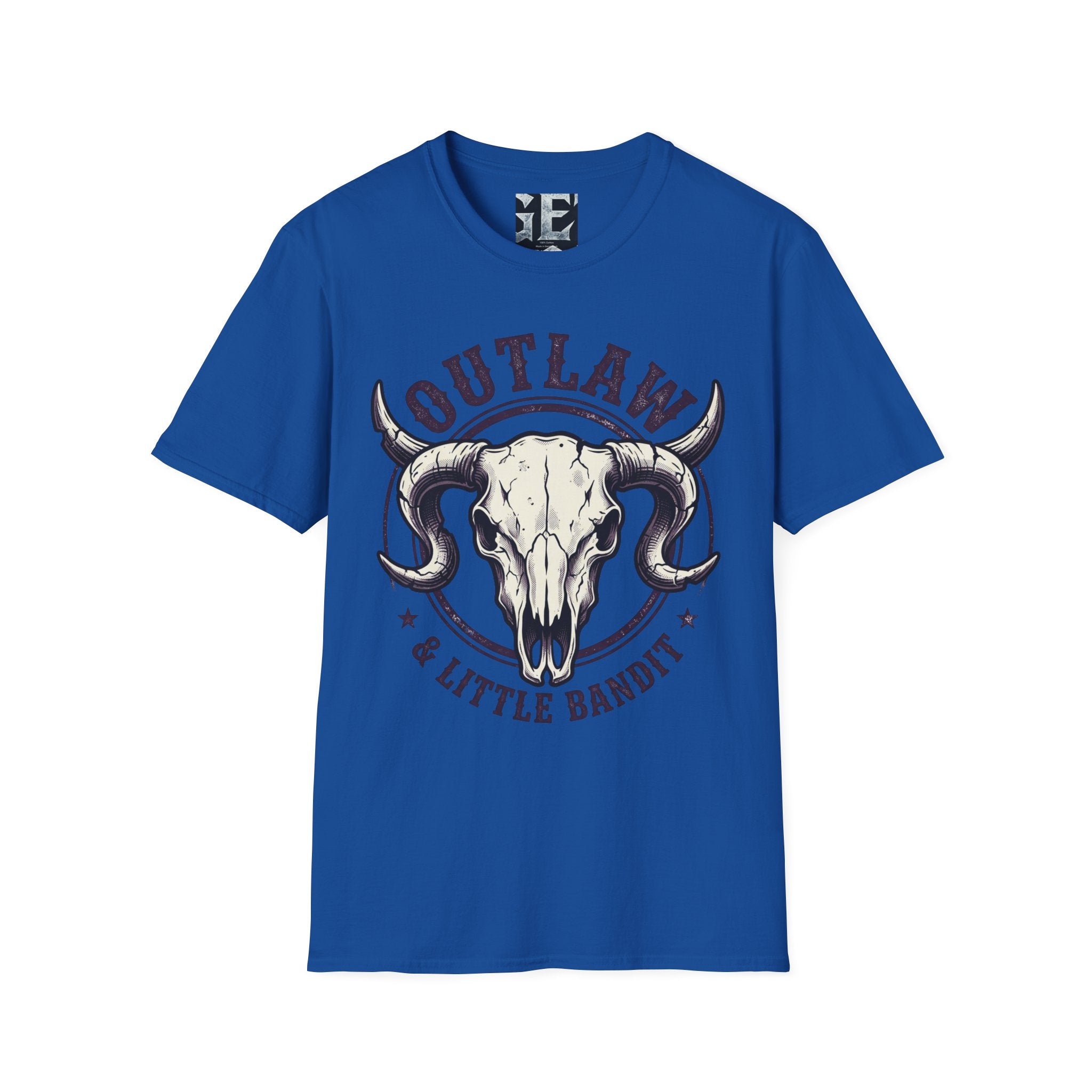 Outlaw & Little Bandit Western Skull Graphic Tee