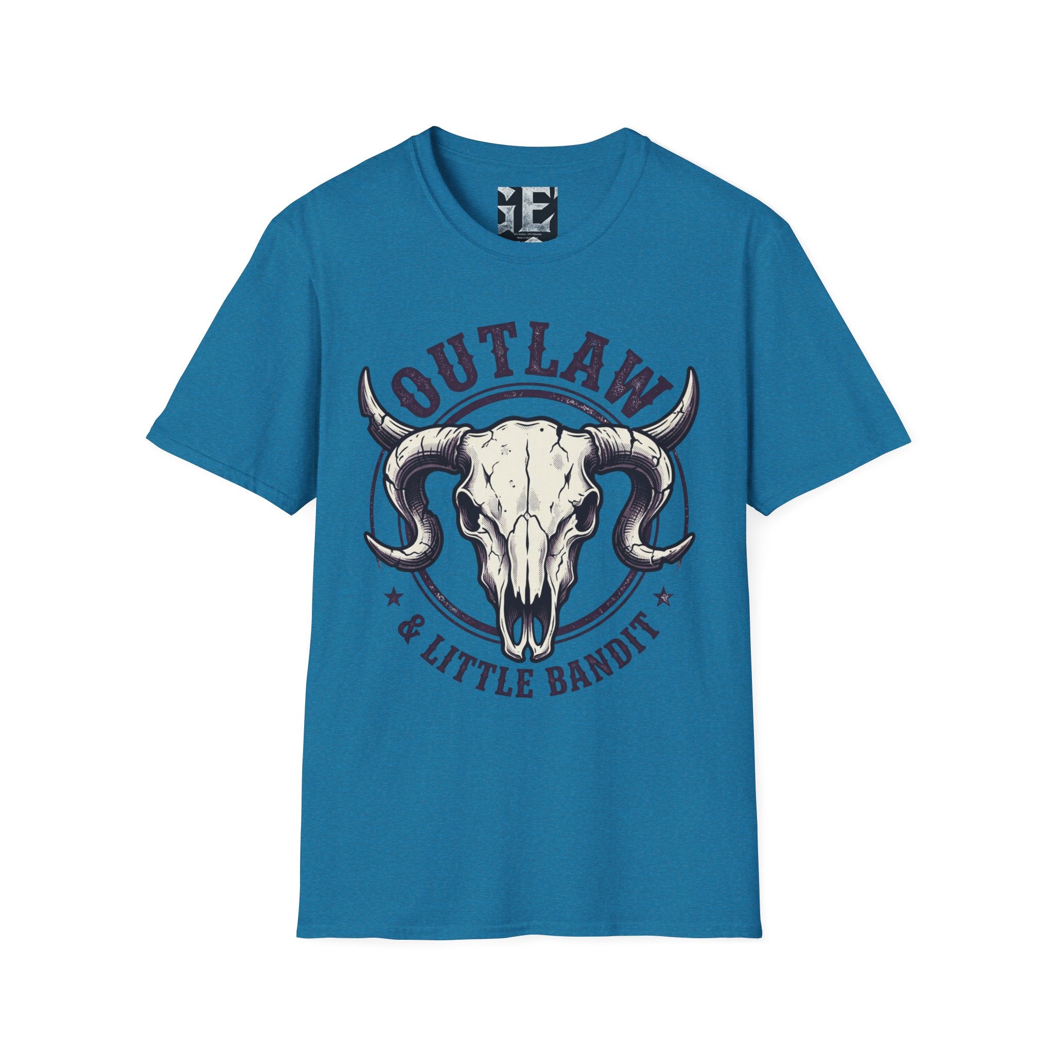 Outlaw & Little Bandit Western Skull Graphic Tee