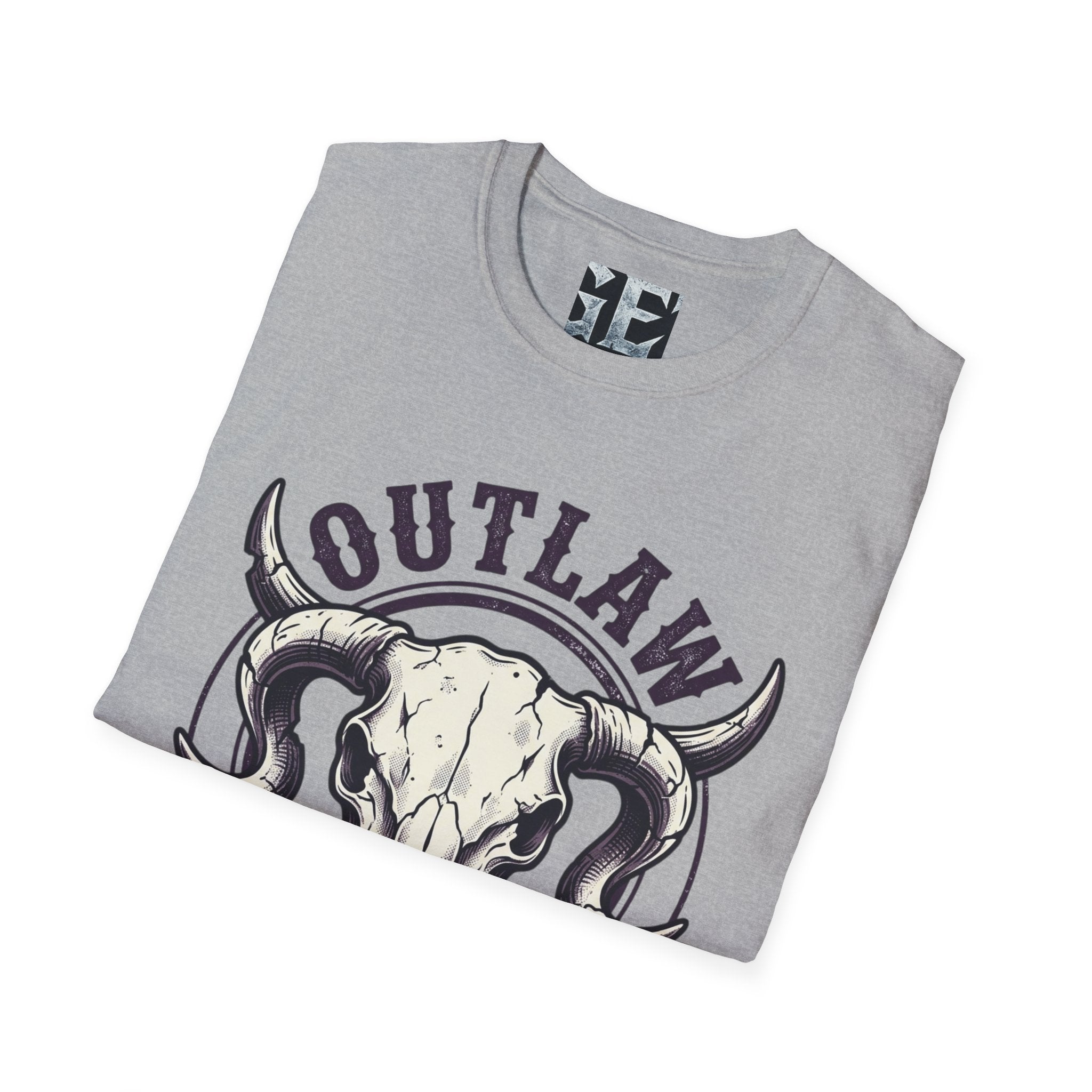 Outlaw & Little Bandit Western Skull Graphic Tee