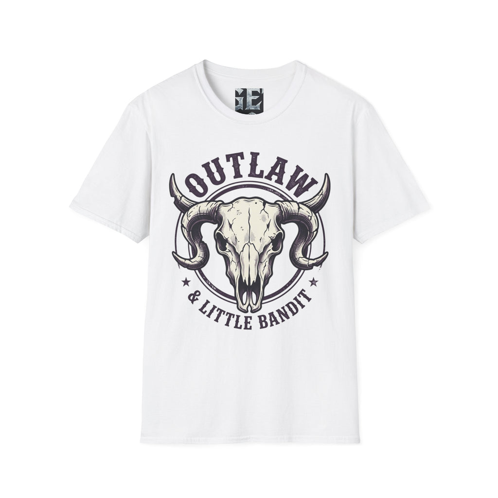 Outlaw & Little Bandit Western Skull Graphic Tee